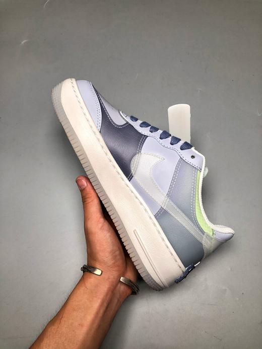 耐克/Nike WMNS Air Force 1 Shadow全新少女系解构主义设计 马卡龙蓝绿 空军一号轻量增高低帮百搭板鞋 为经典设计注入玩味元素 分层结构、加大中底及双重品牌标志 商品图1