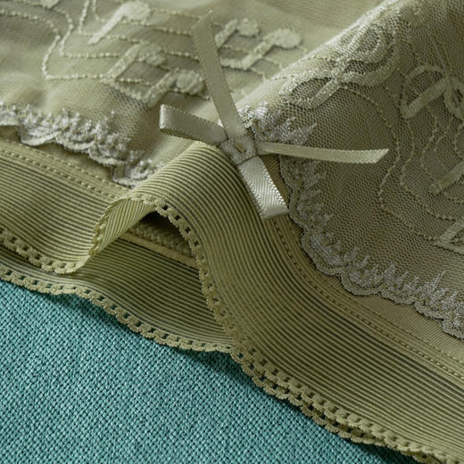 雅黛丽内裤中腰平角裤女士精致音符刺绣透气短裤舒适底裤5条装DYK03080(5条装) 商品图2