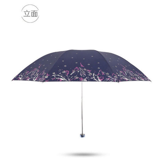 天堂伞336T银丝印晴雨伞银胶防晒遮阳太阳伞折叠雨伞 商品图6