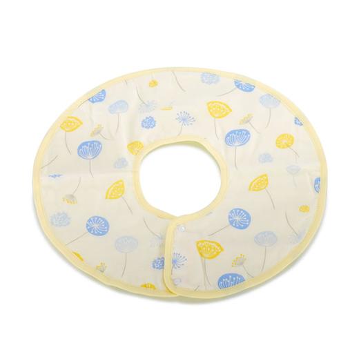 九洲基-爱婴蜜语360度口水巾2条装(蓝/黄)AF070#31*31 商品图2