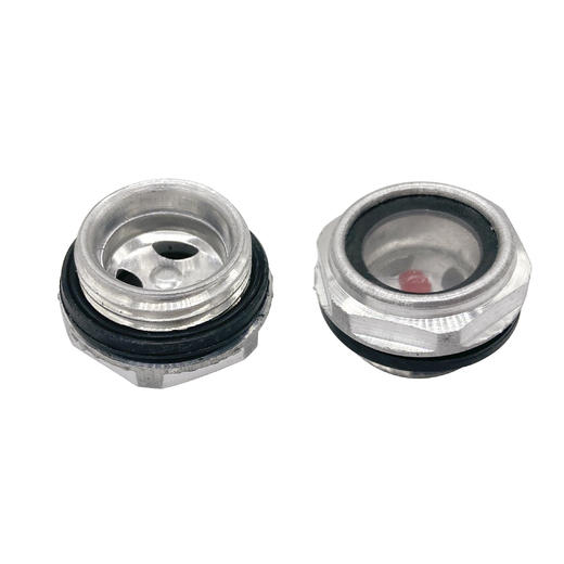 【货号04687】油标油镜油镜铝油镜圆型空压机油镜3/8油位观察镜机油 商品图1