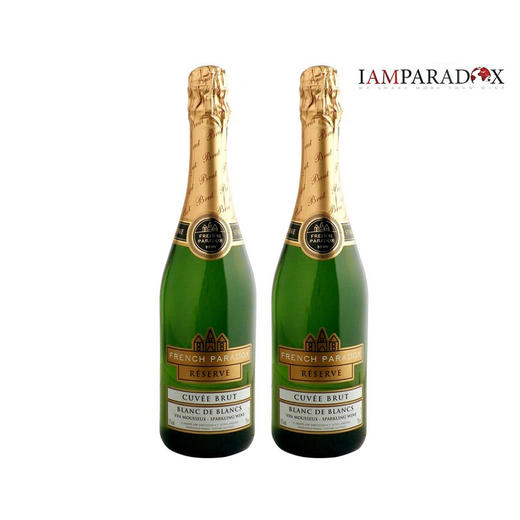 【双支特惠装】法国原瓶进口起泡酒 茗酊古堡起泡葡萄酒 French Paradox Sparkling 750ml*2 商品图0