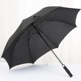 简约绅士高尔夫伞 加大号男女晴雨两用 纤维骨加固防风雨伞 商务迎宾专用大雨伞