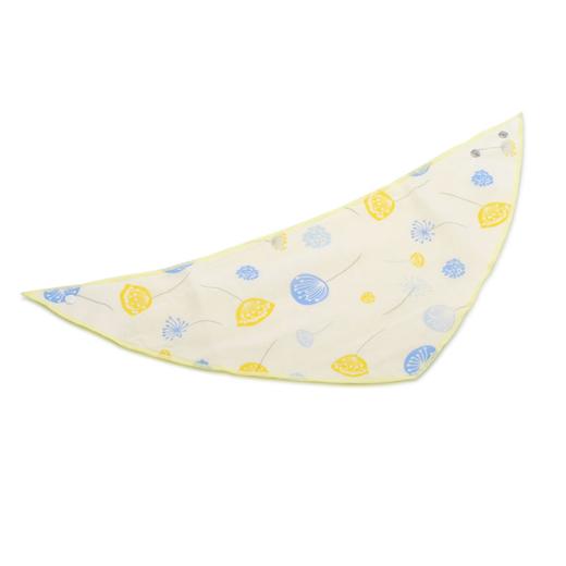 限时砍价-爱婴蜜语三角口水巾2条装(蓝/黄)AF071#17*43 商品图2