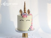 彩虹独角兽定制儿童可爱女生公主创意生日蛋糕深圳同城配送 商品缩略图0