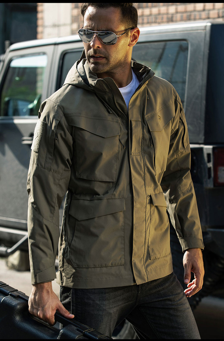 龙牙二代特战风衣外套战术衣男沙漠户外服装春秋新品