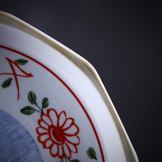 茶道多用十角干泡盘/贴花/小翠花 商品图2