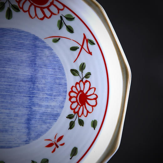 茶道多用十角干泡盘/贴花/小翠花 商品图5