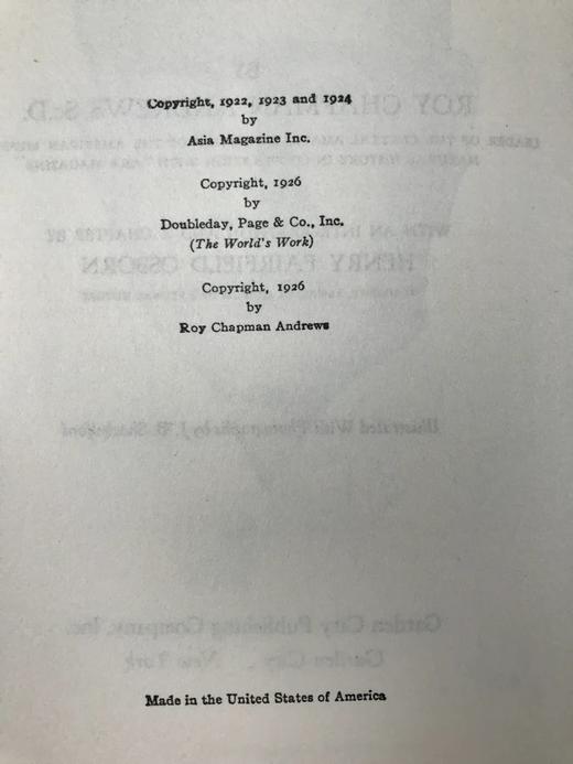 罗伊·查普曼·安德鲁斯《追寻古人的足迹》 配照片插图 精装大32开 商品图3