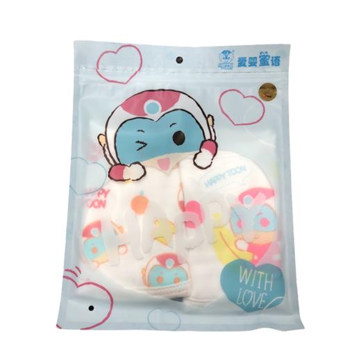 爱婴蜜语开心超人全棉围嘴L码(2条装)AF117#21*27 商品图0