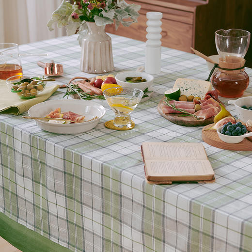 方桌布苏格兰格纹方形桌布餐桌布艺 商品图4
