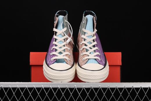 Converse 70s 小红书爆款 撞色拼接格子休闲复古高帮帆布鞋 商品图2