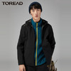探路者外套 2020秋冬新款户外防风有型男式徒步外套TAEI91403 商品缩略图3