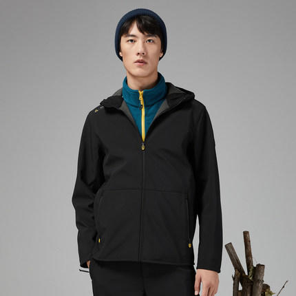 探路者外套 2020秋冬新款户外防风有型男式徒步外套TAEI91403 商品图5