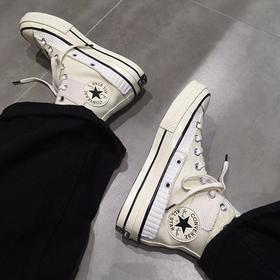 Converse 1970s 复古拼接解构 情侣高帮休闲板鞋