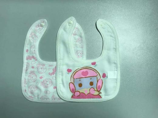 爱婴蜜语开心超人全棉围嘴S码(2条装)AF118#17*23 商品图1