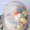 彩虹球巧克力生日蛋糕网红个性创意抖音深圳同城配送 商品缩略图4