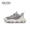 西村名物2020秋季新款老爹鞋系带牛皮革休闲潮流运动跑步鞋X20CM32271 商品缩略图1