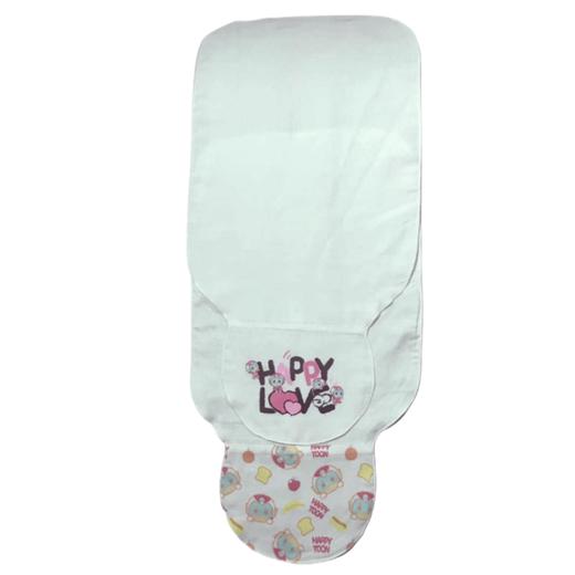 爱婴蜜语开心超人全棉隔汗巾L码(2条装)AF110#28*38 商品图1