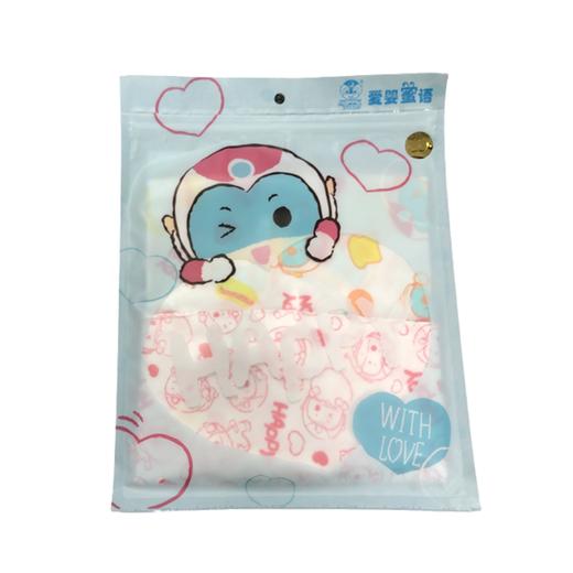 爱婴蜜语开心超人全棉三角巾(2条装)AF114#30*42 商品图0