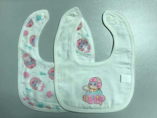 爱婴蜜语开心超人全棉围嘴L码(2条装)AF119#21*27 商品图1