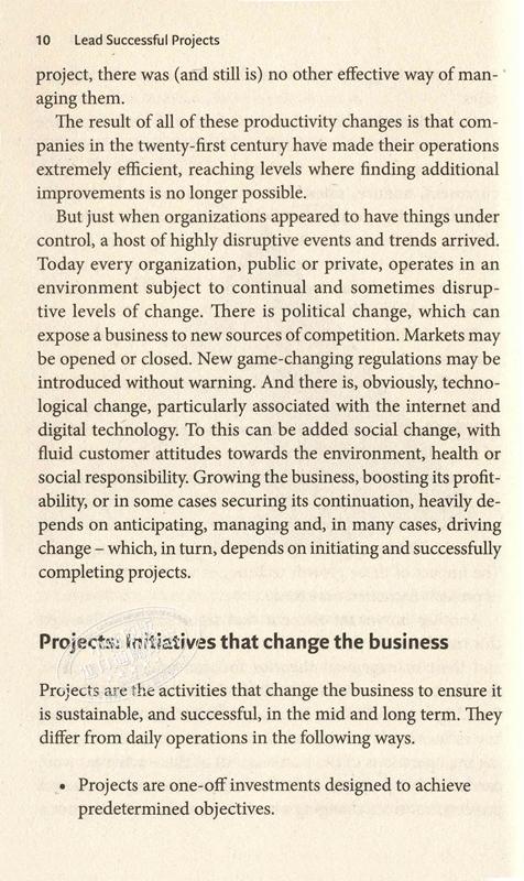 【中商原版】企鹅商业专家指南：领导成功项目 英文原版 Lead Successful Projects Antonio Nieto-Rodriguez 商品图6