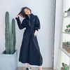 个性半开拉链领收腰抽绳连衣裙 商品缩略图2