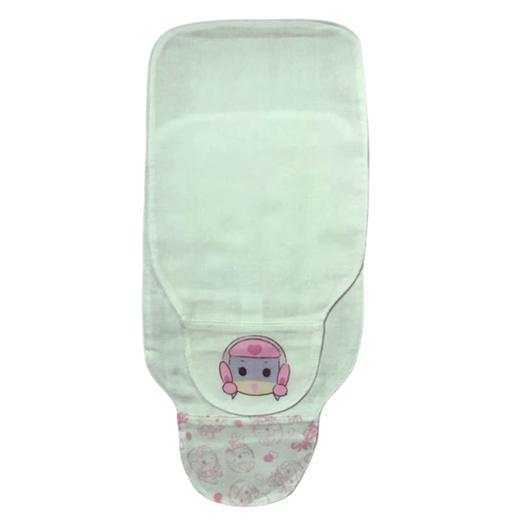 爱婴蜜语开心超人全棉隔汗巾S码(2条装)AF111#19*27 商品图1