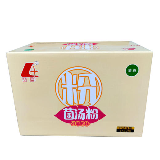 丽星桶装红薯粉丝菌汤粉95g×12桶 商品图0