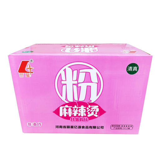 丽星桶装红薯粉丝麻辣烫95g×12桶 商品图0