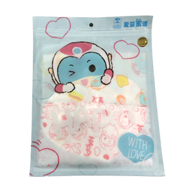 爱婴蜜语开心超人全棉三角巾(2条装)AF115#30*42