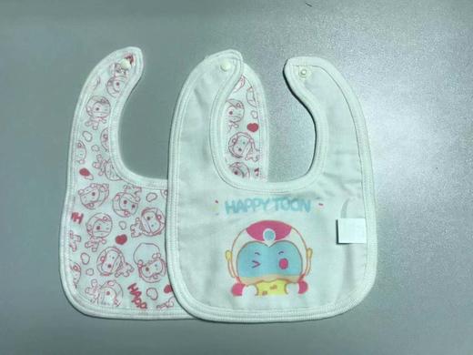 女神节-爱婴蜜语开心超人全棉围嘴S码(2条装)AF116#17*23 商品图1