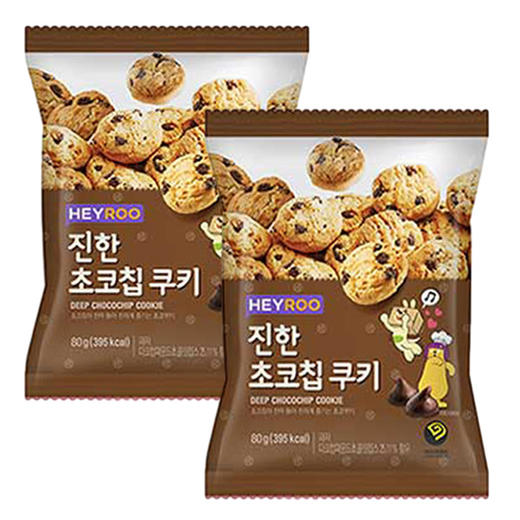 [묶음]HEYROO진한초코칩쿠키80g*2 商品图0