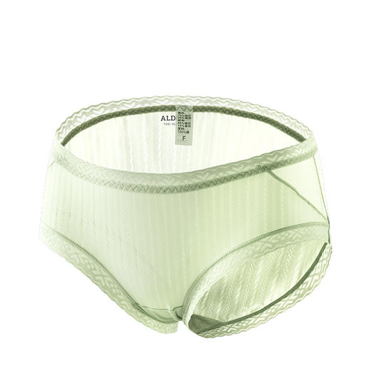 雅黛丽女士内裤蕾丝边透气舒适低腰平角裤3条纯棉底档装底裤DYK03032(3条装) 商品图1