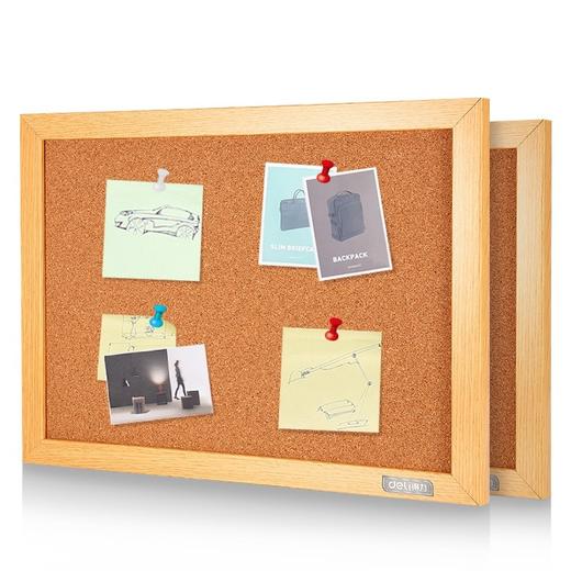 得力软木留言板水松板照片墙8765（120*90cm）8764（90*60cm） 商品图3