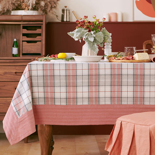方桌布苏格兰格纹方形桌布餐桌布艺 商品图11