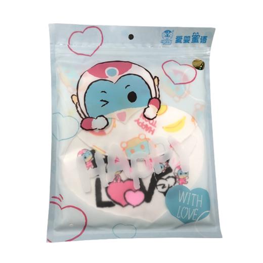 爱婴蜜语开心超人全棉隔汗巾L码(2条装)AF110#28*38 商品图0