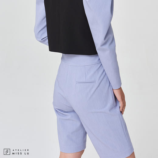 【不落俗“套”】大热浅湖蓝色百慕大西装短裤 商品图2