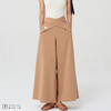 AtelierMissLu-【绝对气场】 腰部交叉设计高腰阔腿裤 商品缩略图1