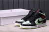 乔丹/Air JordanAJ1 aj1 乔丹1代 乔1 乔丹1代中帮系列 Air Jordan 1 Mid SE货号：CV5276-003 乔1中帮黑绿 商品缩略图1