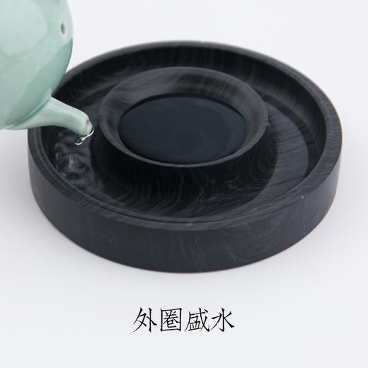 【同心砚】水墨分隔，干湿分离，持久保湿润 商品图3