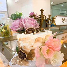 鲜花烛台（进口淡奶油＋新鲜水果）（提前3小时预订）