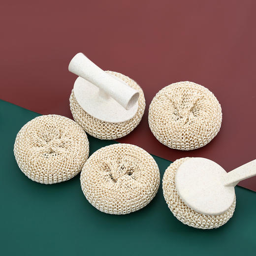 【多派纳米竹木纤维清洁钢丝球】厨房用品洗碗家用组合装刷锅不伤锅 商品图0