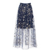 深蓝色星空绣花半裙 商品缩略图3