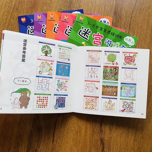 迷宫大冒险-3-6岁宝宝思维训练迷宫游戏书（全6册）迷宫游戏书 幼儿益智早教书 左右脑开发全脑开发智力大迷宫大挑战儿童专注力记忆力观察力训练书 商品图7