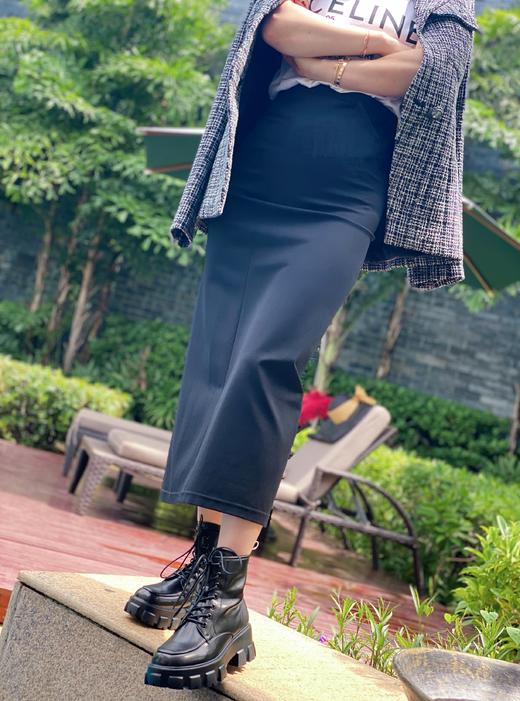 Westory2020年秋季上新齿轮松糕厚底马丁靴W20DS80341 商品图5