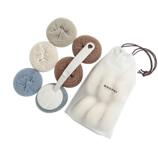 【彩色厨房洗碗清洁球】小麦秸秆纤维刷锅居家日用钢丝球 商品图4