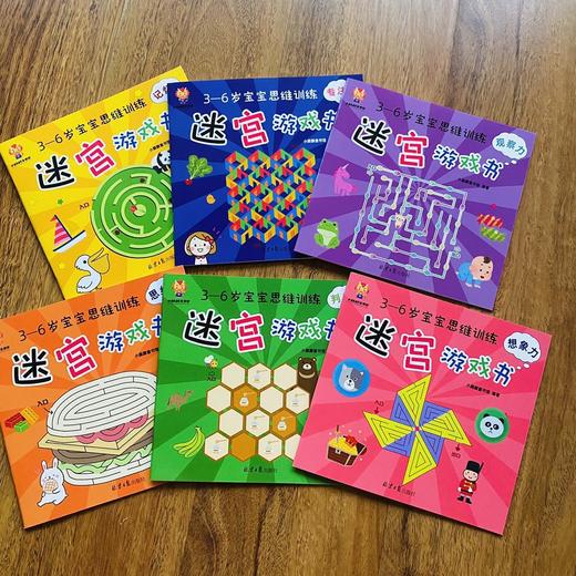 迷宫大冒险-3-6岁宝宝思维训练迷宫游戏书（全6册）迷宫游戏书 幼儿益智早教书 左右脑开发全脑开发智力大迷宫大挑战儿童专注力记忆力观察力训练书 商品图4