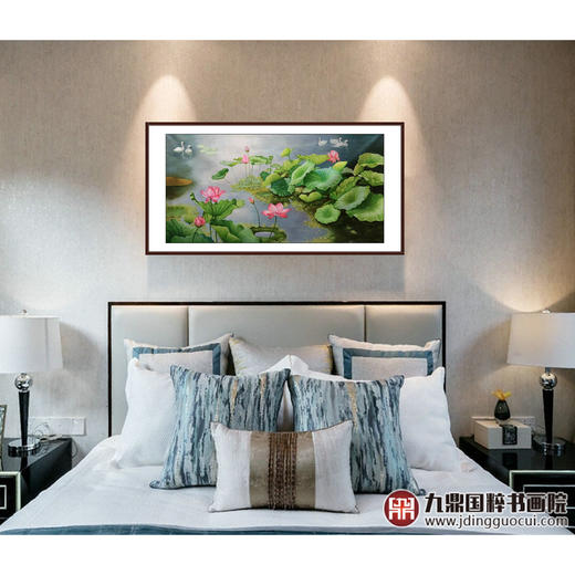 郑一坡《清气满堂》90×180cm 油画横幅作品 卧室/餐厅挂画 商品图2