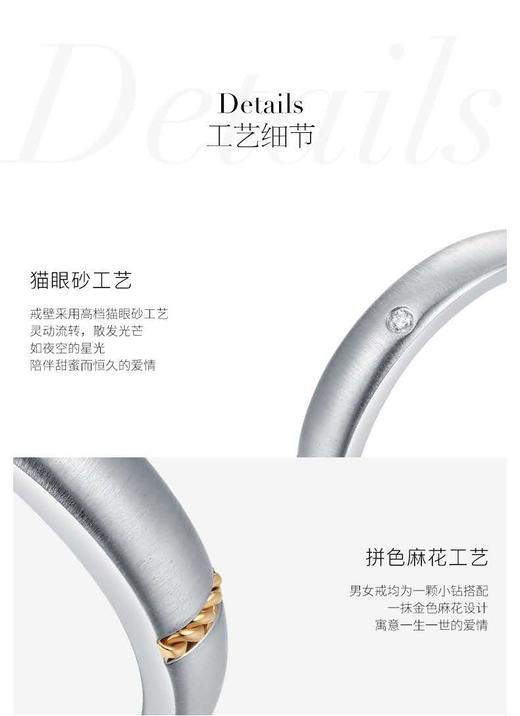 南1莱绅通灵珠宝钻戒女求婚订婚钻石戒指  金750钻石戒指 商品图1